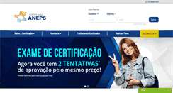 Desktop Screenshot of certificacaoaneps.com.br
