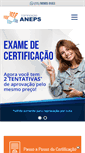 Mobile Screenshot of certificacaoaneps.com.br